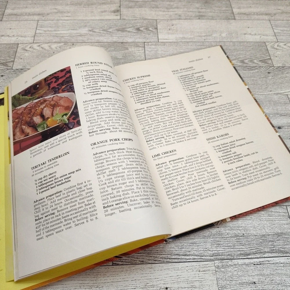 Make Ahead Cook Book Better‎ Homes Gardens 1971 Vintage Hardcover BHG Cookbook